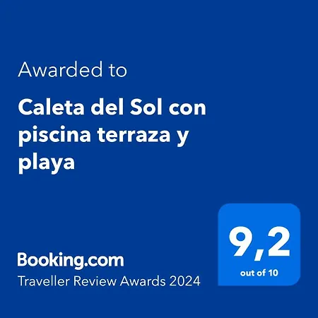 Caleta Del Sol Con Piscina Terraza Y Playa